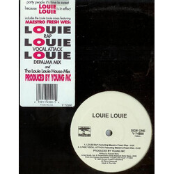 Young MC / Maestro Fresh-Wes Louie Louie Vinyl 12" USED