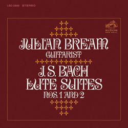 Julian Bream / Johann Sebastian Bach Julian Bream Guitarist / J.S.Bach Lute Suites Nos. 1 And 2 Vinyl LP USED