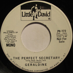 Geraldine (11) The Perfect Secretary / The Bunny Club USED VINYL 7INCH 45 RPM PROMO