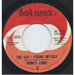Honey Cone The Day I Found Myself / When Will It End USED VINYL 7INCH 45 RPM SINGLE STYRENE