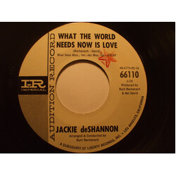 Jackie DeShannon What The World Needs Now Is Love USED VINYL 7INCH 45 RPM PROMO