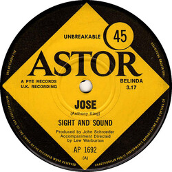 Sight And Sound Jose USED VINYL 7INCH 45 RPM SINGLE