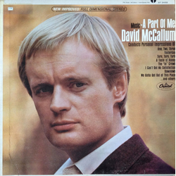 David McCallum Music - A Part Of Me Vinyl LP USED