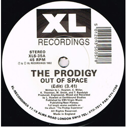 The Prodigy Out Of Space USED VINYL 7INCH 45 RPM SINGLE STEREO