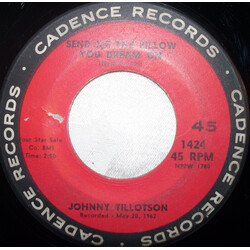 Johnny Tillotson Send Me The Pillow You Dream On USED VINYL 7INCH 45 RPM