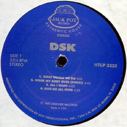 DSK Work My Body Over - The Album Vinyl LP USED