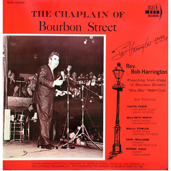 Bob Harrington / Wally Fowler / Ronnie Kole The Chaplain Of Bourbon Street Vinyl LP USED