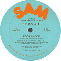 B.B.C.S. & A. Rock Shock USED VINYL 12INCH 33 S RPM SINGLE
