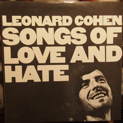 Leonard Cohen Songs Of Love And Hate Vinyl LP USED