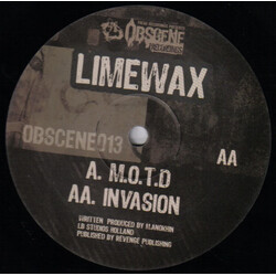 Limewax M.O.T.D / Invasion USED VINYL 12INCH 45 RPM