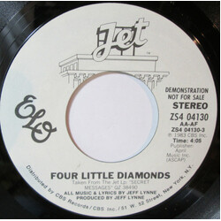 Electric Light Orchestra Four Little Diamonds USED VINYL 7INCH 45 RPM PROMO STYRENE STEREO