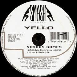 Yello Vicious Games USED VINYL 12INCH 33 S RPM