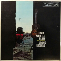 Jimmie Rodgers Train Whistle Blues Vinyl LP USED