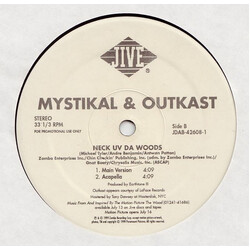 Mystikal / Outkast Neck Uv Da Woods USED VINYL 12INCH 33 S RPM SINGLE PROMO STEREO