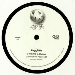 Peggi Blu / Gregg Diamond I Want It All Now / This Side Of Midnight USED VINYL 12INCH 45 RPM