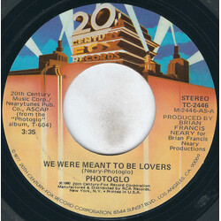Jim Photoglo We Were Meant To Be Lovers USED VINYL 7INCH STYRENE