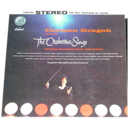 Carmen Dragon / Capitol Symphony Orchestra The Orchestra Sings Vinyl LP USED