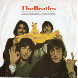 The Beatles Yellow Submarine / Eleanor Rigby USED VINYL 7INCH 45 RPM SINGLE MONO REISSUE