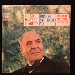 Johannes Brahms / Bruno Walter / Columbia Symphony Orchestra Symphony No. 1 Vinyl LP USED