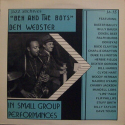Ben Webster Ben And The Boys Vinyl LP USED