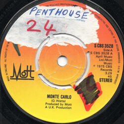 Mott (3) Monte Carlo USED VINYL 7INCH 45 RPM SINGLE STEREO