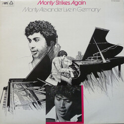 Monty Alexander Monty Strikes Again - Monty Alexander Live In Germany Vinyl LP USED
