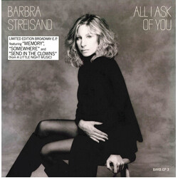 Barbra Streisand All I Ask Of You USED VINYL 7INCH 33 S RPM EP LIMITED EDITION