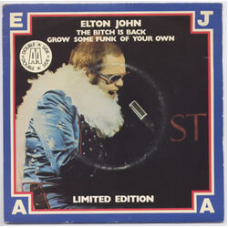 Elton John The Bitch Is Back / Grow Some Funk Of Your Own VINYL 7" USED