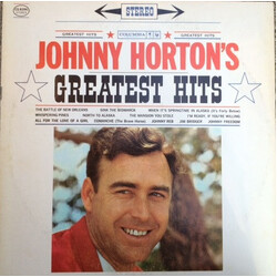 Johnny Horton Johnny Horton's Greatest Hits Vinyl LP USED