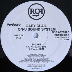 Gary Clail & On-U Sound System Escape VINYL 12" USED
