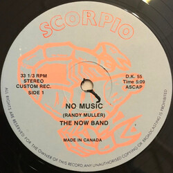 The Now Band No Music USED VINYL 12INCH 33 S RPM