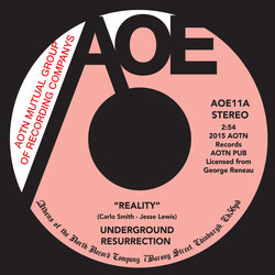 Underground Resurrection Reality USED VINYL 7INCH 45 RPM REISSUE