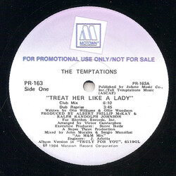 The Temptations / Dazz Band Treat Her Like A Lady / Let It All Blow USED VINYL 12INCH 33 S RPM PROMO