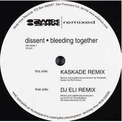 Dissent Bleeding Together USED VINYL 12INCH 45 RPM