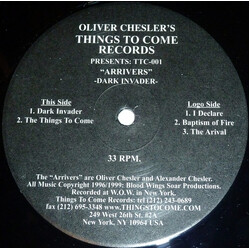 Arrivers Dark Invader VINYL 12" USED