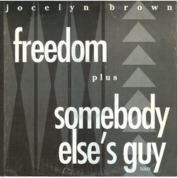 Jocelyn Brown Freedom / Somebody Else's Guy USED VINYL 12INCH 45 RPM