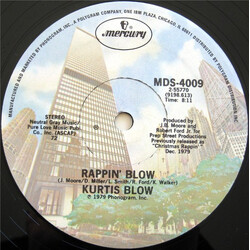 Kurtis Blow Rappin' Blow USED VINYL 12INCH 33 S RPM
