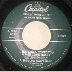 The Jonah Jones Quartet Jumpin' With Jonah Part 2 USED VINYL 7INCH 45 RPM EP