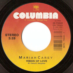 Mariah Carey Vision Of Love VINYL 7" USED