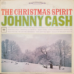 Johnny Cash The Christmas Spirit Vinyl LP USED