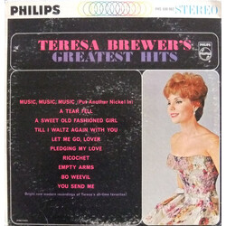 Teresa Brewer Teresa Brewer's Greatest Hits Vinyl LP USED