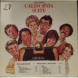 Claude Bolling Neil Simon's California Suite Vinyl LP USED