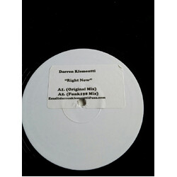 Darren Klementti Right Now Vinyl USED