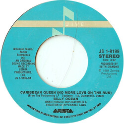 Billy Ocean Caribbean Queen (No More Love On The Run) VINYL 7" USED