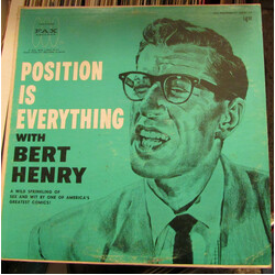 Bert Henry Position Is Everything Vinyl LP USED