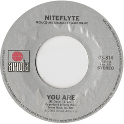 Niteflyte You Are / Alicia's Song USED VINYL 7INCH SINGLE STYRENE STEREO