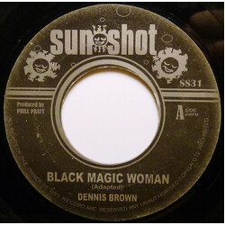 Dennis Brown Black Magic Woman USED VINYL 7INCH REPRESS 45 RPM
