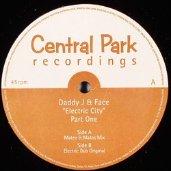 Daddy J & Face Electric City (Part One) VINYL 12" USED