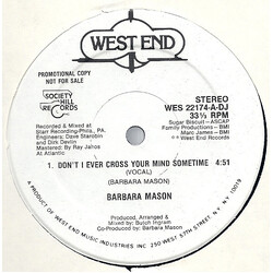 Barbara Mason Don't I Ever Cross Your Mind VINYL 12" USED