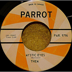Them (3) Mystic Eyes USED VINYL 7INCH SINGLE 45 RPM